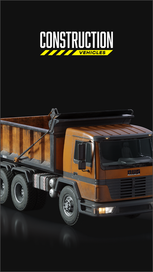 Dump Truck 3D Model