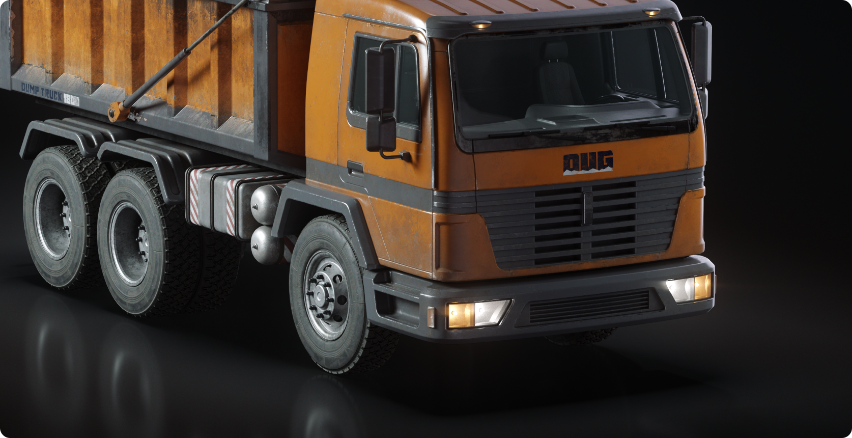 Dump Truck 3D Model