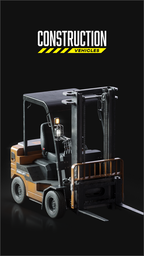 Forklift 3D Model