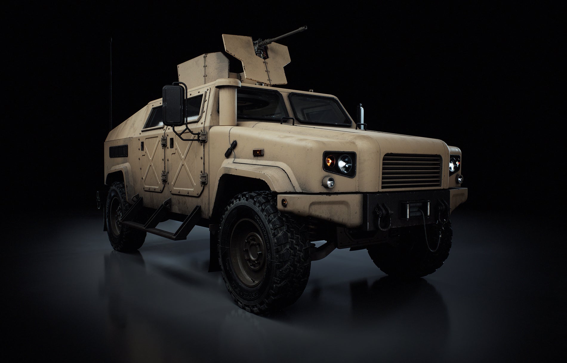 Medium Tactical Vehicle 3D Model