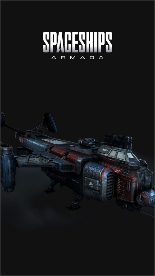 Dropship 3D Model